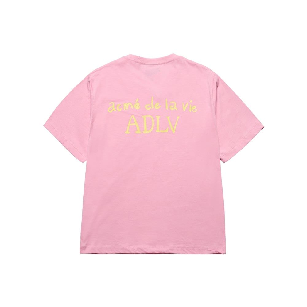  Áo thun ADLV - Acmé de la vie Cursive Logo Pink 