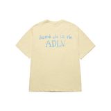  Áo thun ADLV - Acmé de la vie Cursive Logo Yellow 