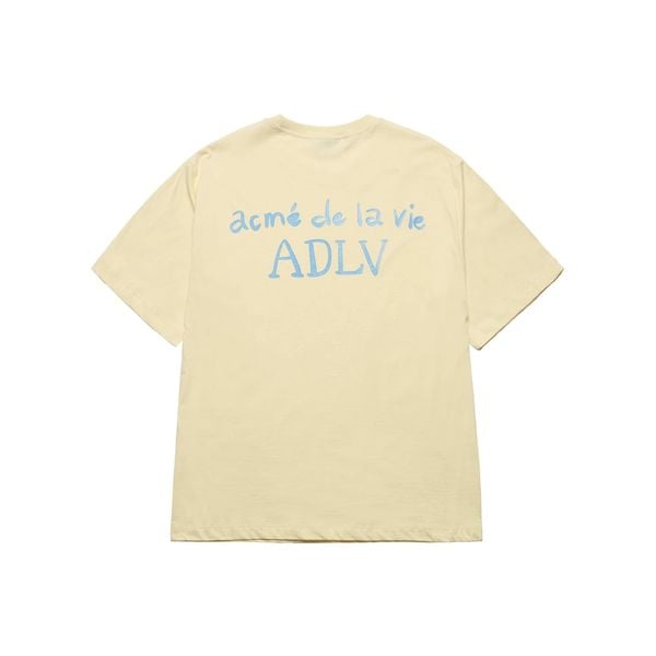 Áo thun ADLV - Acmé de la vie Cursive Logo Yellow