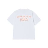  Áo thun ADLV - Acmé de la vie Cursive Logo White 