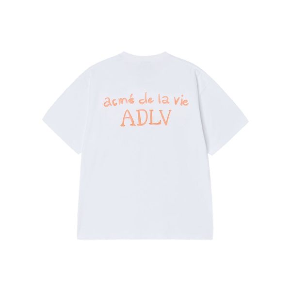 Áo thun ADLV - Acmé de la vie Cursive Logo White