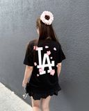  Áo Thun New Era - [Unisex] LA Dodgers Mini Peach Blossom White T-Shirt - 15565227 