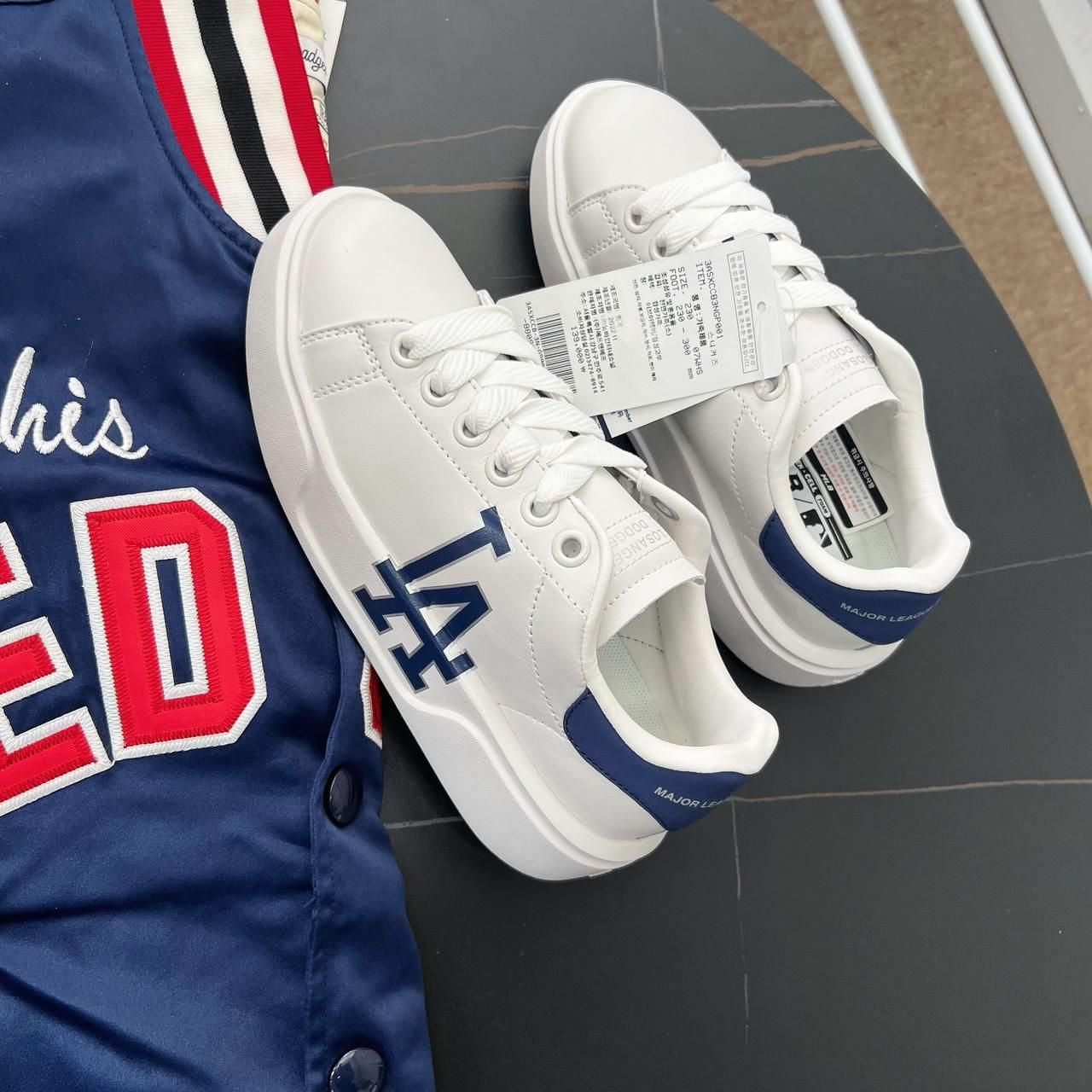  Giày MLB Chunky Classic A LA Dodgers White - 3ASXCCB3N-07WHS 