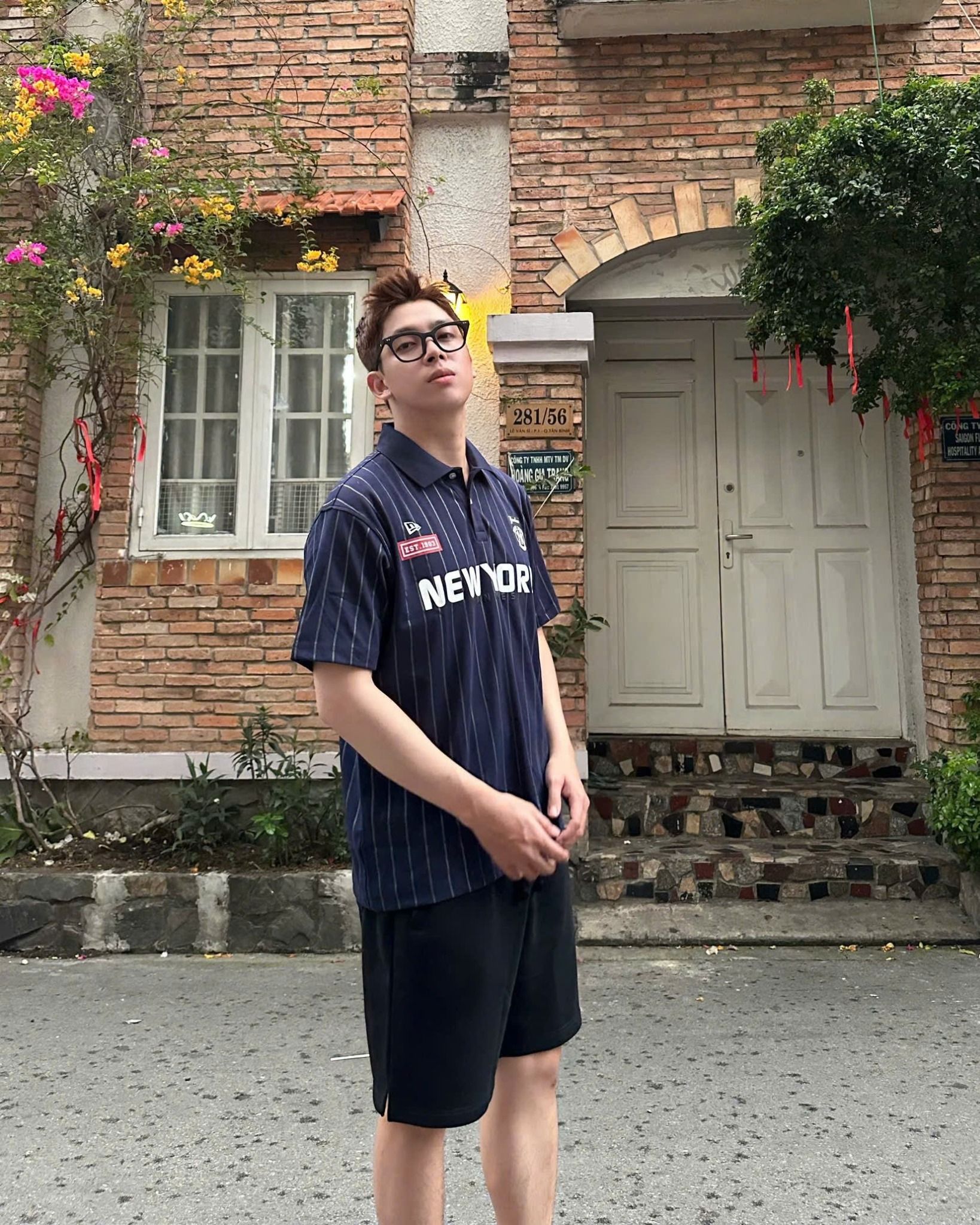  Áo Thun Polo New Era - [Unisex] NY Stripe White/Navy - 17888545 