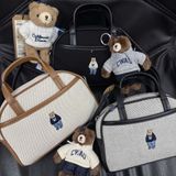  Túi Xách Whoau - Steve Canvas Mini Tote Bag Black/Gray - WHBGG2223A 