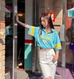  Áo Polo MLB [Unisex] Varsity Sport Jersey Overfit - 3FTSV1743 