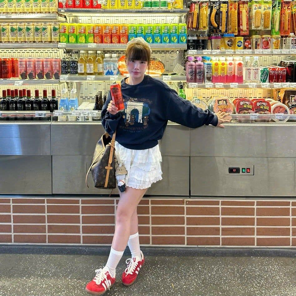  Áo Sweater Nội Địa Hàn Freesize Màu Navy 