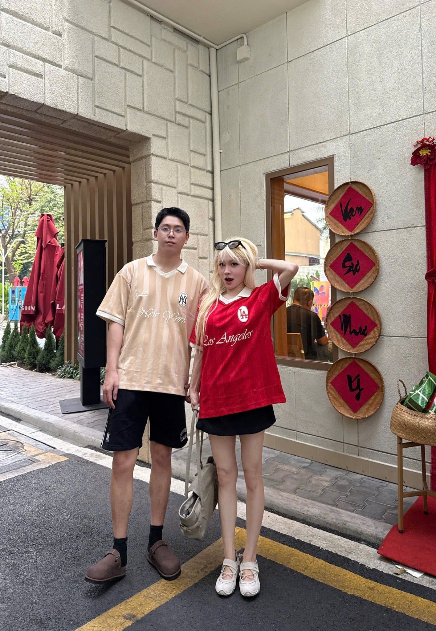  Áo Thun Polo New Era - [Unisex] NY 72 Stripe Jersey Red 