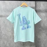  Áo Thun New Era - [Unisex] LA Dodgers Paisley Logo Mint - 13332214 