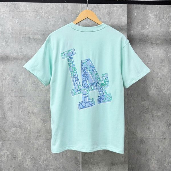 Áo Thun New Era - [Unisex] LA Dodgers Paisley Logo Mint - 13332214