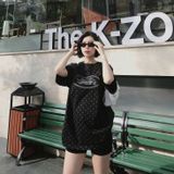  Áo Thun [Unisex] Badblood - [w-tee25-081] Mystic Basic T-Shirt Black Dot 