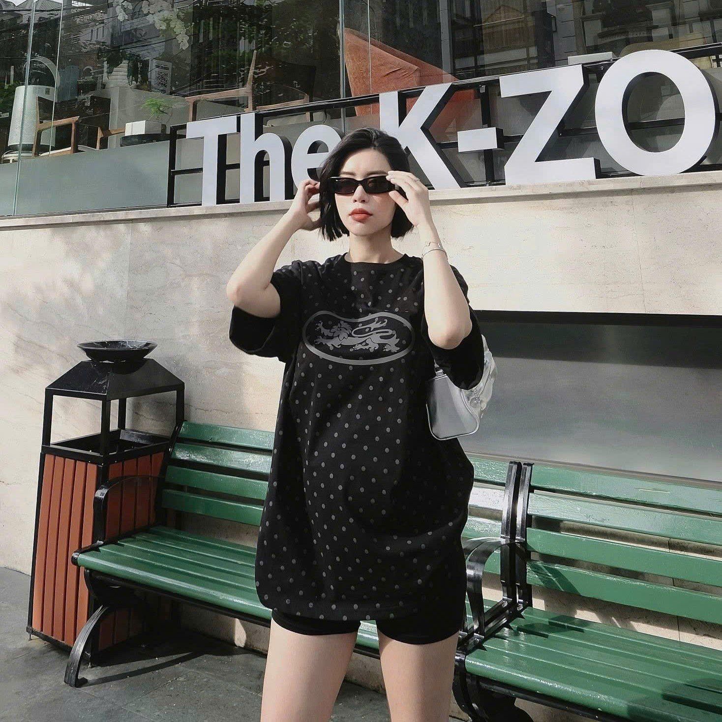  Áo Thun [Unisex] Badblood - [w-tee25-081] Mystic Basic T-Shirt Black Dot 