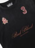  Áo Thun [Unisex] Badblood - [w-tee25-048] Royal Classic T-Shirt Black 