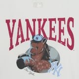  Áo thun [Unisex] MLB - New Year's Horse Graphic Short Sleeve T-Shirt NY - 3ATSQ0161-50IVS 