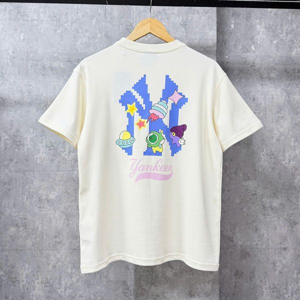 Áo Thun New Era - [Unisex] NY Yankees Pixel UFO Cream T-shirt