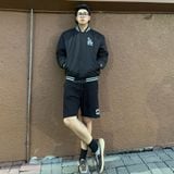  Áo Khoác Bomber New Era - [Unisex] Boston Varsity Jacket Black 