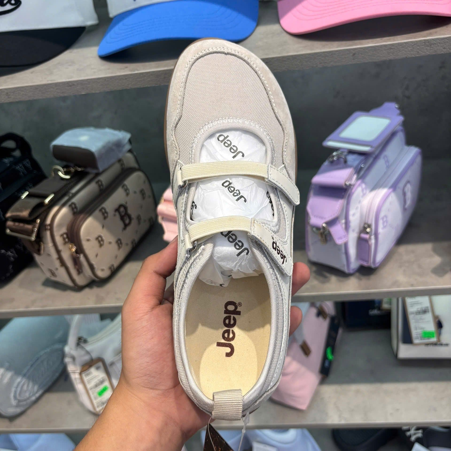  Giày Jeep Mary Jane - [Nữ] Jeep Adventure Beige - P651W13112 