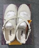  Giày Jeep Mary Jane - [Nữ] Vintage Toe Ballet White P661W13310 