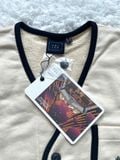  Áo Cardigan RMTCRW [ROMANTIC CROWN] - MODERN LAUREL COTTON CARDIGAN OATMEAL Size S 
