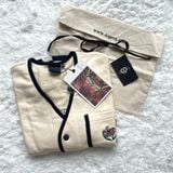 Áo Cardigan RMTCRW [ROMANTIC CROWN] - MODERN LAUREL COTTON CARDIGAN OATMEAL Size S 