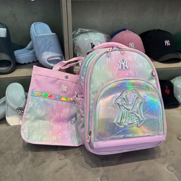 Balo MLB Korea - Aurora Monogram NY - 7FBKM015N-50PKL