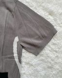  Áo Sweater ADLV - Acmé de la vie Knit Zip Up Wave Pattern Grey 