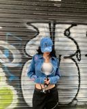  Nón MLB Korea - [Unisex] Basic Coopers Denim 5PANEL NY Blue - 3ACPDS24N-50BLL 