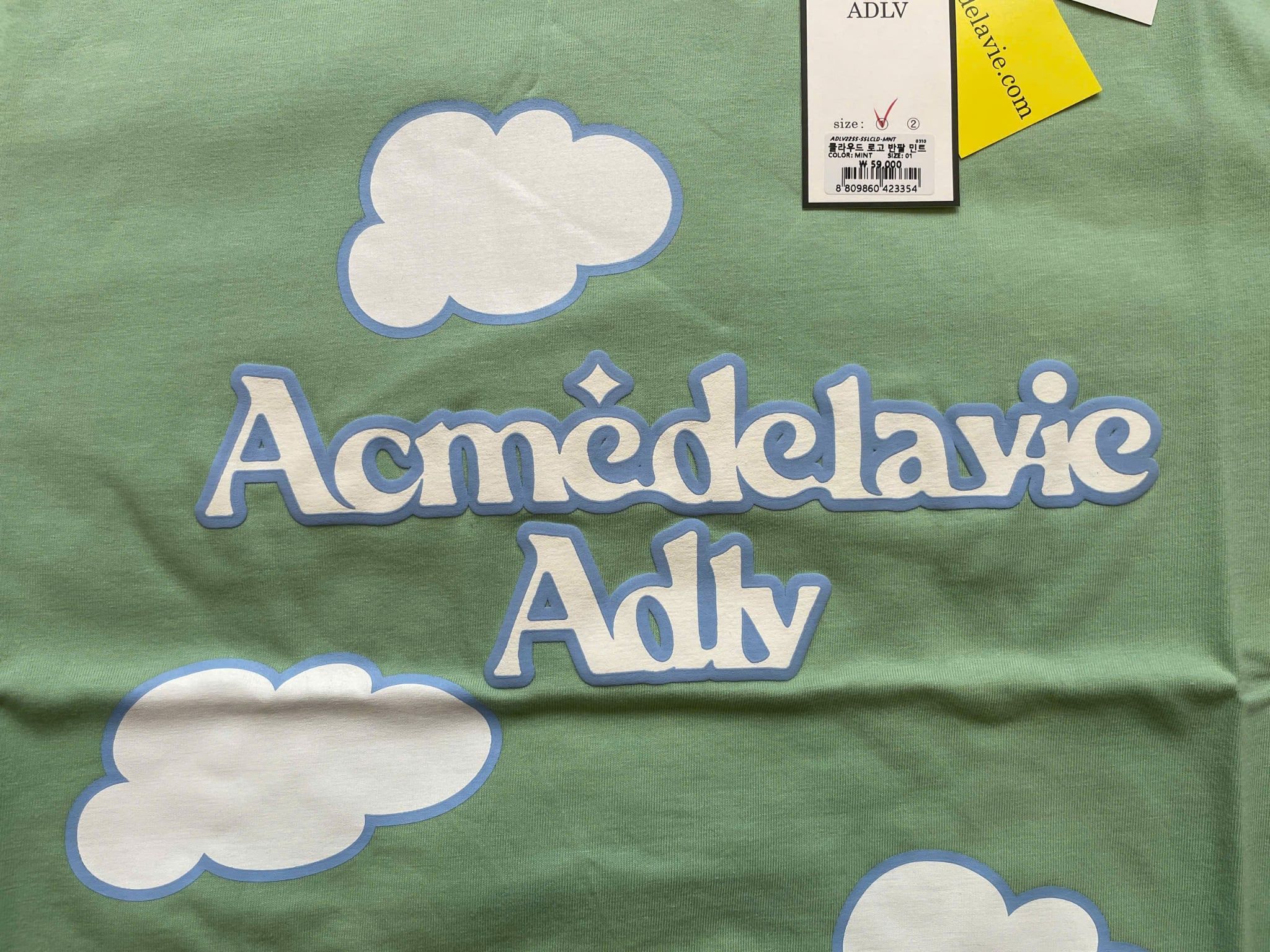  Áo thun ADLV [Unisex] - Acmédelavie Cloud Logo 