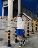  Áo Thun New Era - [Unisex] LA Stipe Cream/Blue - 60334723 