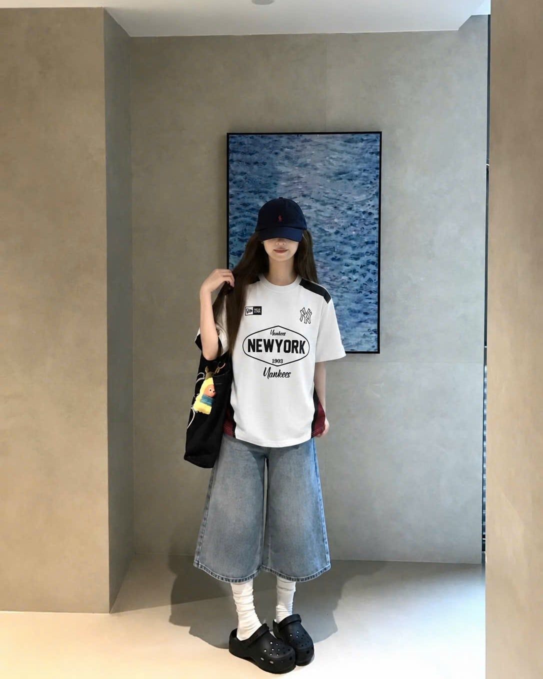  Áo Thun New Era - [Unisex] NY Racer White - 14325900 