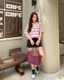  Áo Thun Polo New Era - [Unisex] NY Horizontal Stripes - 15489100 