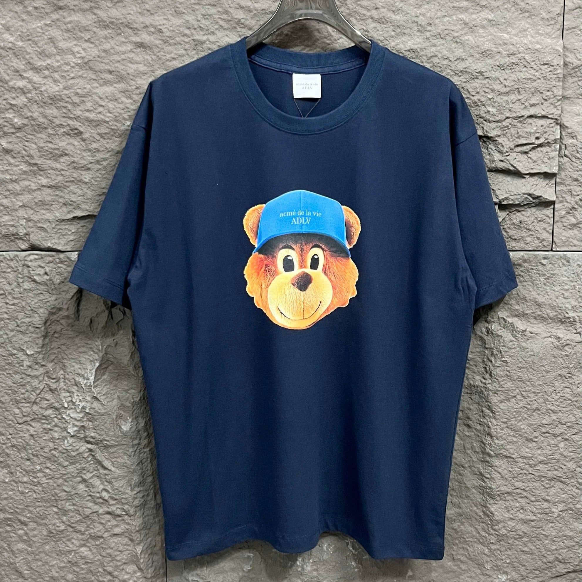  Áo thun [Unisex] ADLV - Acmé de la vie 3D Ac Bear Face Navy 
