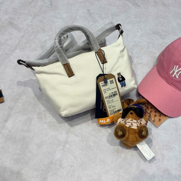  Túi Xách Whoau - Steve Nylon Mini Cross Bag White - WHBGG1111A 
