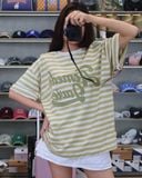  Áo thun ADLV [Unisex] - Acmédelavie Stripe Logo Print 