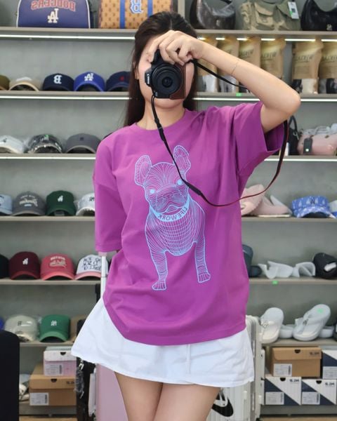  Áo thun Life Work - Life Work Big Logo Basic Purple - LW265TS990 