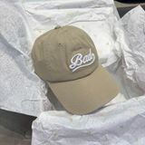  Nón Badblood - [w-hat24-003] Twill Cotton Ball Cap Beige 