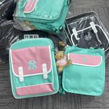  Set Balo MLB Korea - Moonshot Backpack NY L.Mint - 7ABKB014N-50MTL 