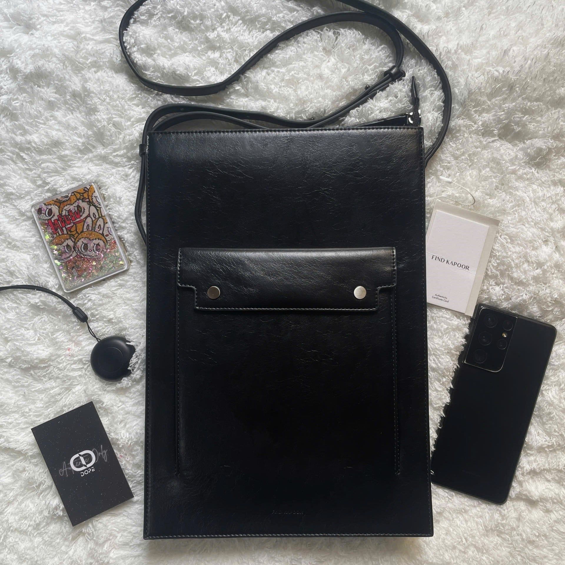  Túi Đeo Chéo Find Kapoor Korea - Marc Flat Bag 24 Black 
