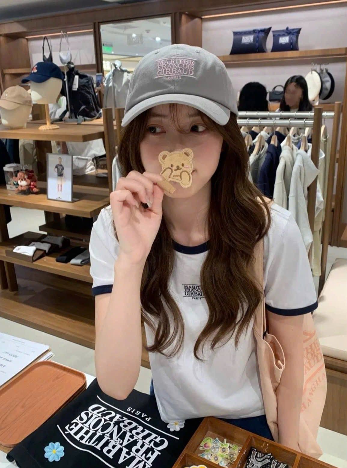  Nón Marithe & Francois Girbaud - Small Classic Logo Cap Light Gray 
