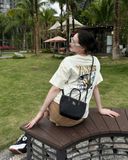  Túi Đeo Chéo MLB Basic Vintage Nylon Mini Crossbody NY 3ACRVN16N-50BKS 