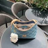  Túi Xách MLB - Classic Monogram Denim Embossed Bucket Bag NY - 3ABMMD16N-50BLL 