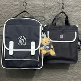  Set Balo MLB Korea - Moonshot Backpack NY Black - 7ABKB014N-50BKS 