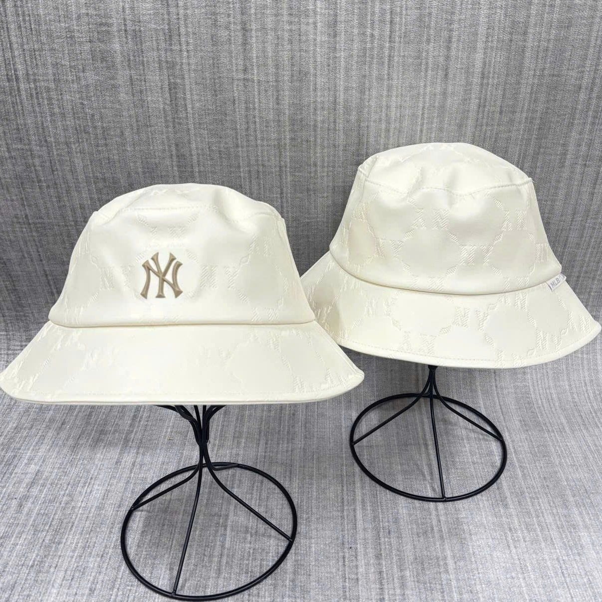  Nón Bucket MLB - [Unisex] Dia Monogram Leather NY - 3AHTM034N-50CRD 
