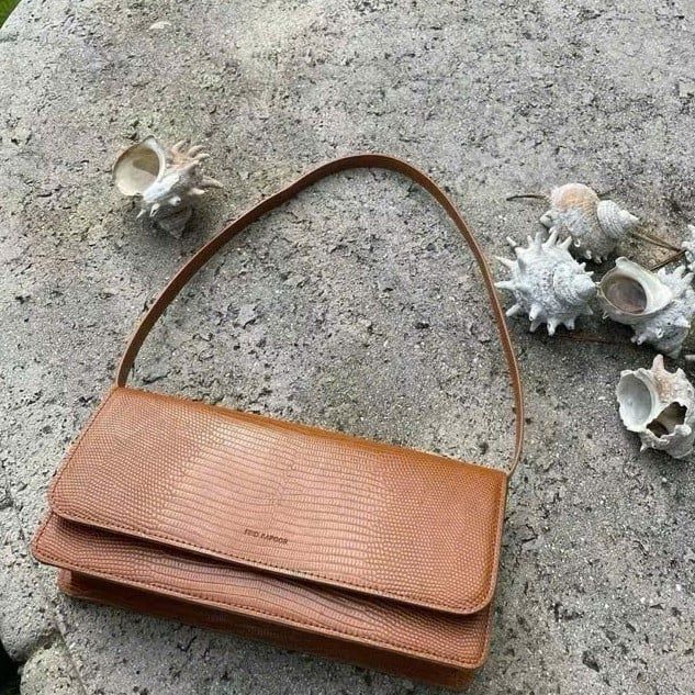  Túi Xách FindKapoor Korea - Patti Bag 26 Lizard Brown 