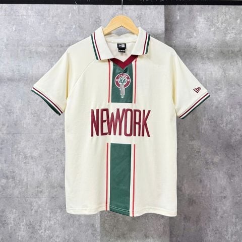 Áo Thun Polo New Era - [Unisex] Number 7 NY Cream/Green - 13782551