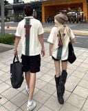  Áo Thun Polo New Era - [Unisex] Number 7 NY Cream/Green - 13782551 