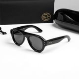  Kính Rayban [Unisex] - Aviator Puffer Black 