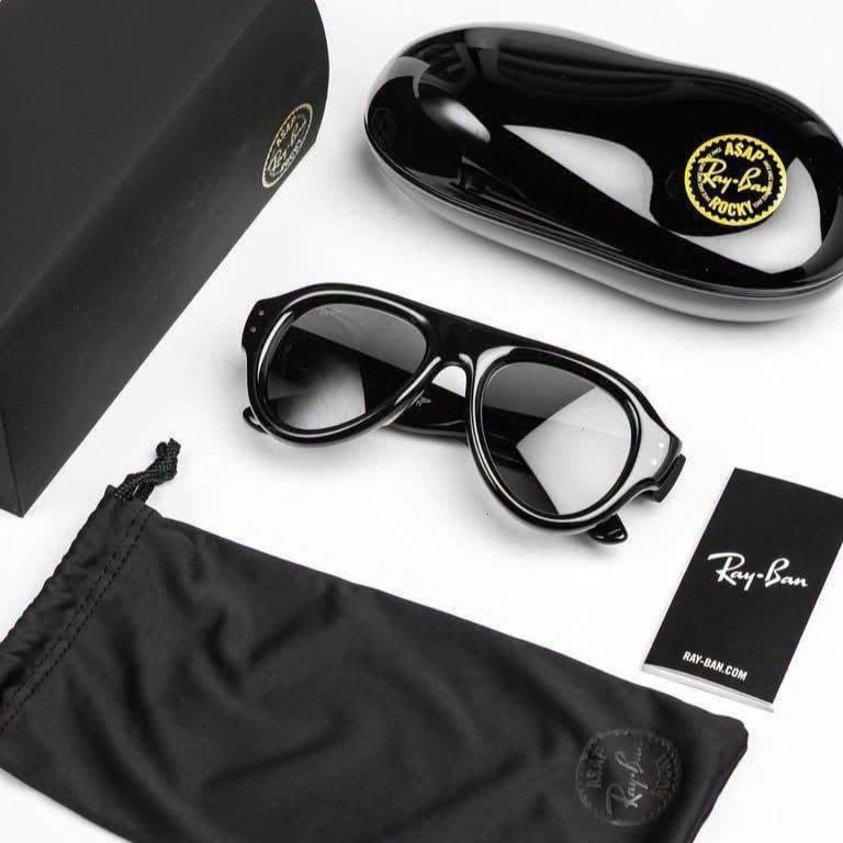 Kính Rayban [Unisex] - Aviator Puffer Black 