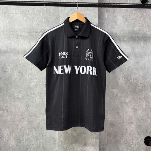 Áo Thun Polo New Era - [Unisex] Shoulder Line Jersey NY Black - 16599858