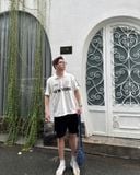  Áo Thun Polo New Era - [Unisex] Shoulder Line Jersey NY White - 16599859 